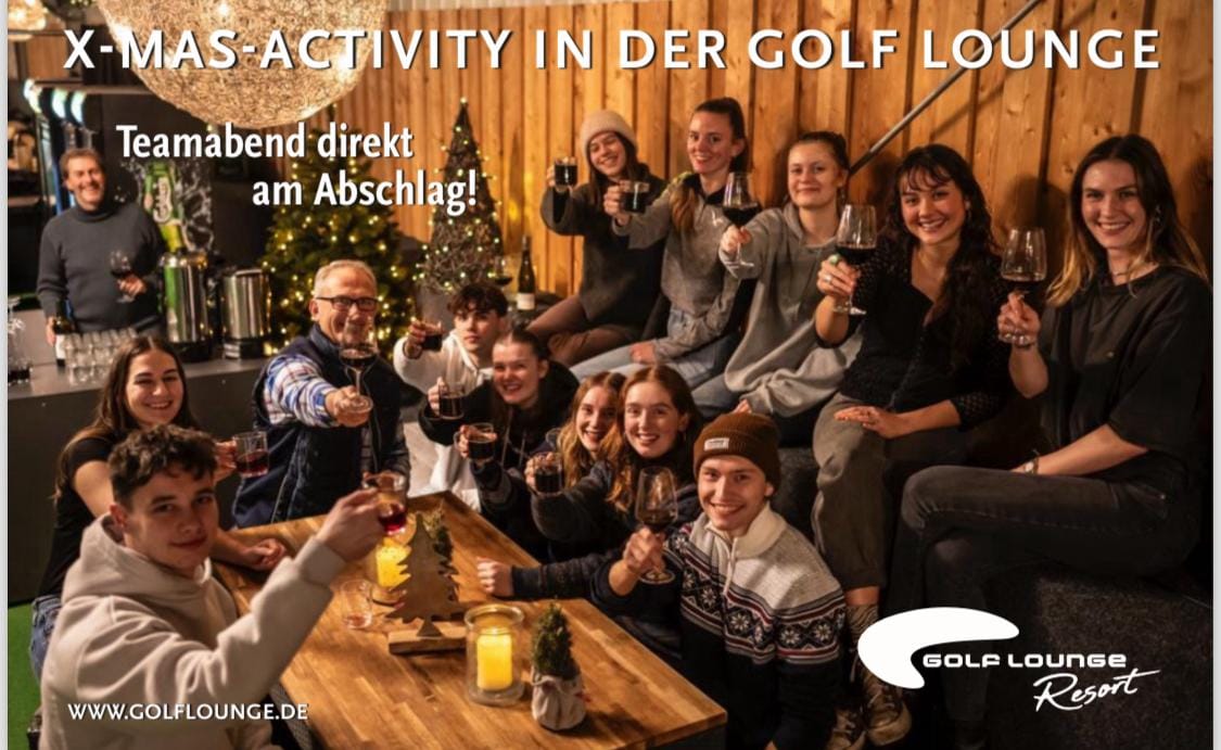 Weihnachtsfeier in der Golf Lounge Hamburg